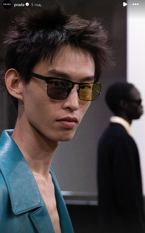 Prada удивляет: асимметричные очки-'франкенштейны' с разными линзами взорвали интернет - фото 880100