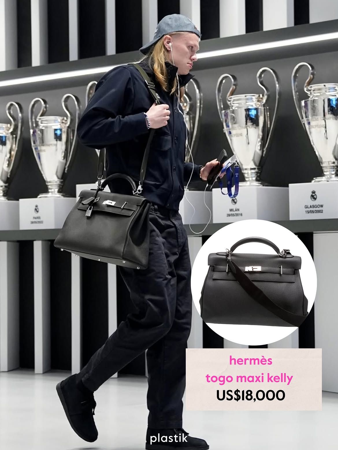 Футбольний краш Ерлінг Голанн похизувався колекцією сумок Hermès на суму $500 000 - фото 884770