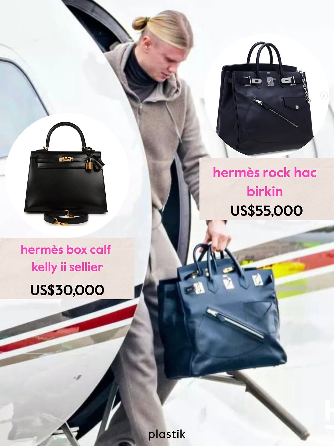 Футбольний краш Ерлінг Голанн похизувався колекцією сумок Hermès на суму $500 000 - фото 884773