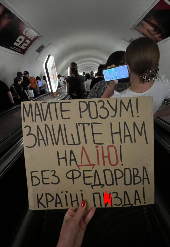 Картонки для підтримки Михайла Федорова - фото 887497