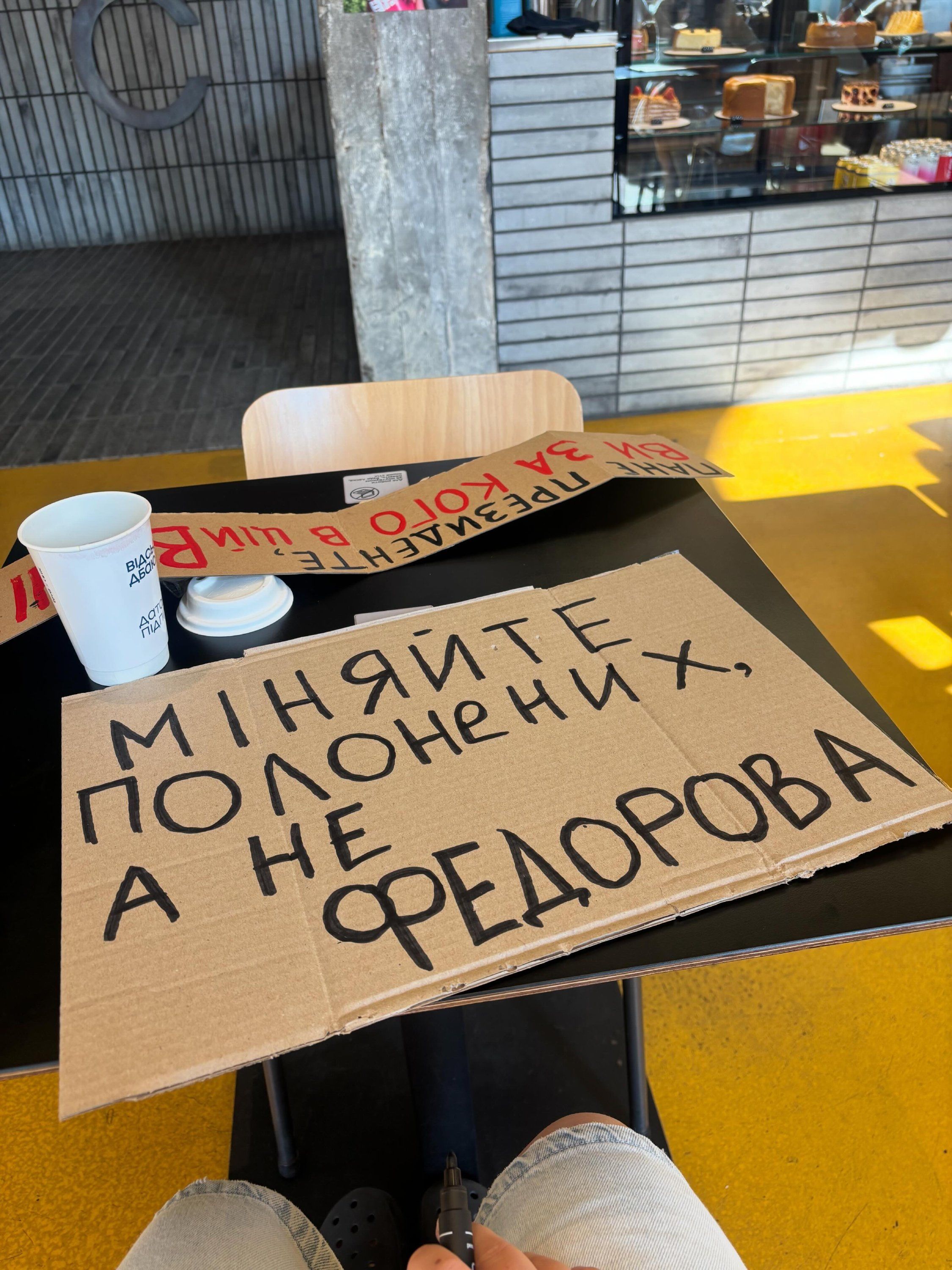 Картонки для підтримки Михайла Федорова - фото 887498