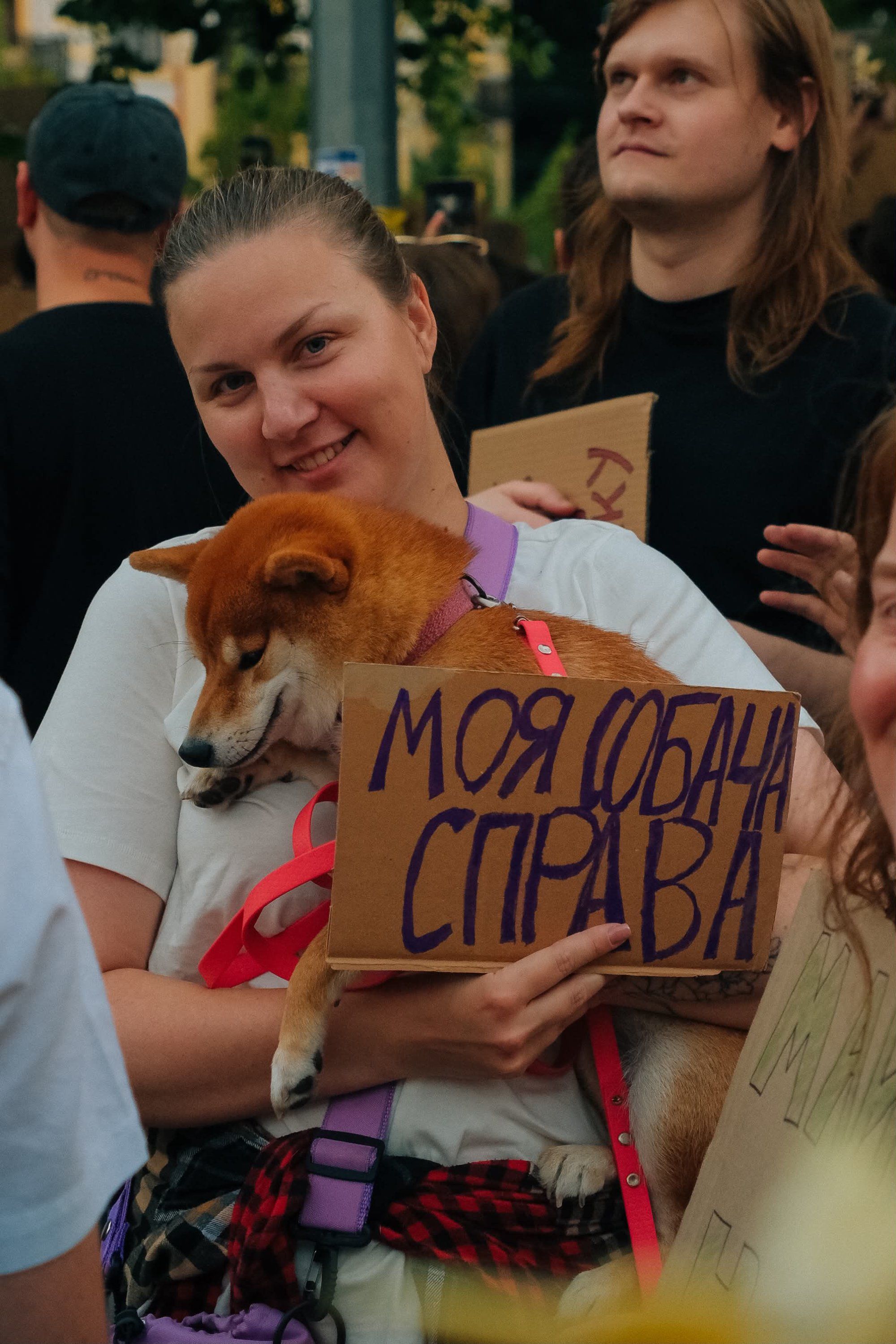 Пушистые демонстранты: вот какие собачки вышли на протесты в Украине - 888809 Пушистые демонстранты: вот какие собачки вышли на протесты в Украине - фото 888809