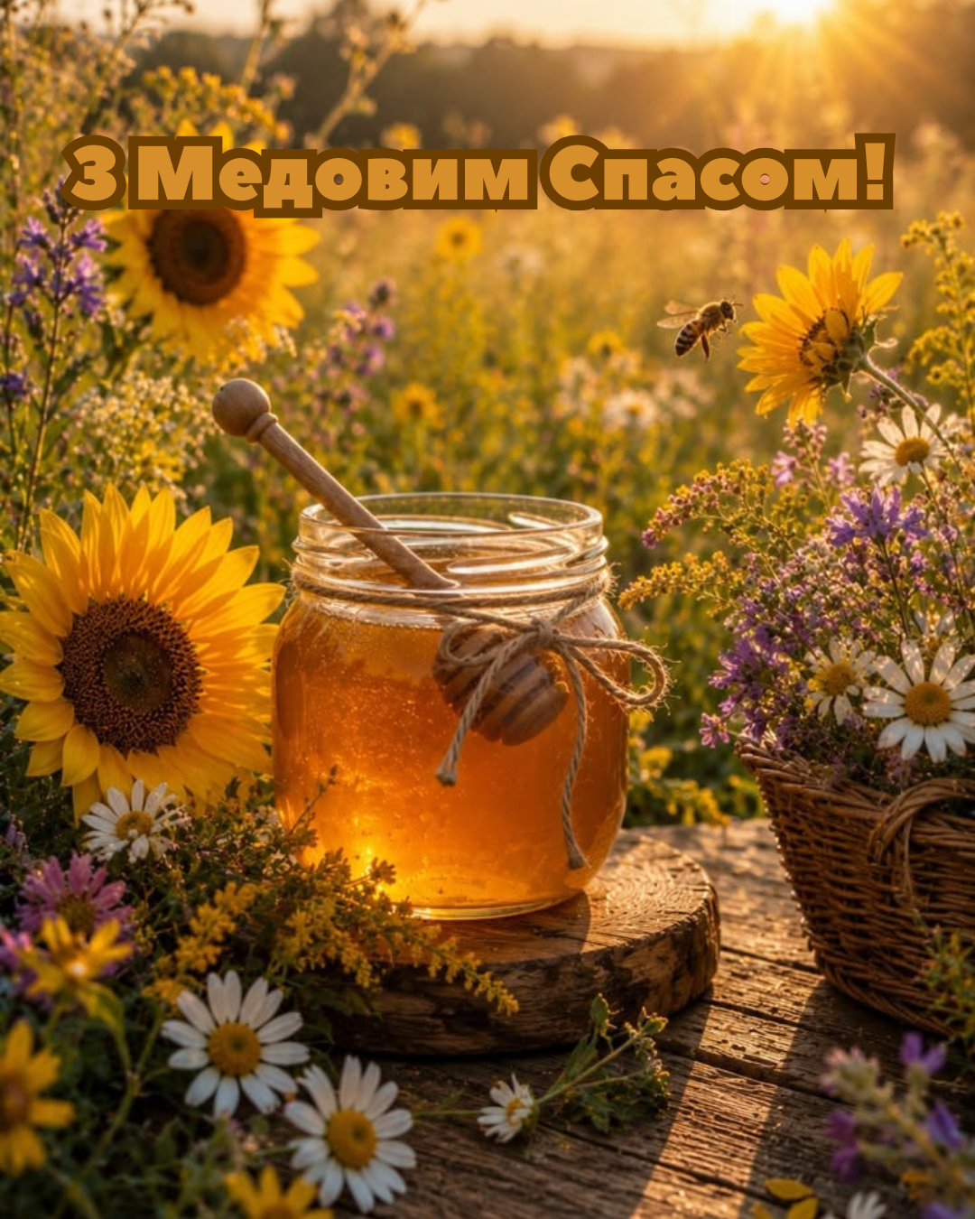 Самые красивые поздравления с Медовым Спасом и атмосферные открытки - фото 892490