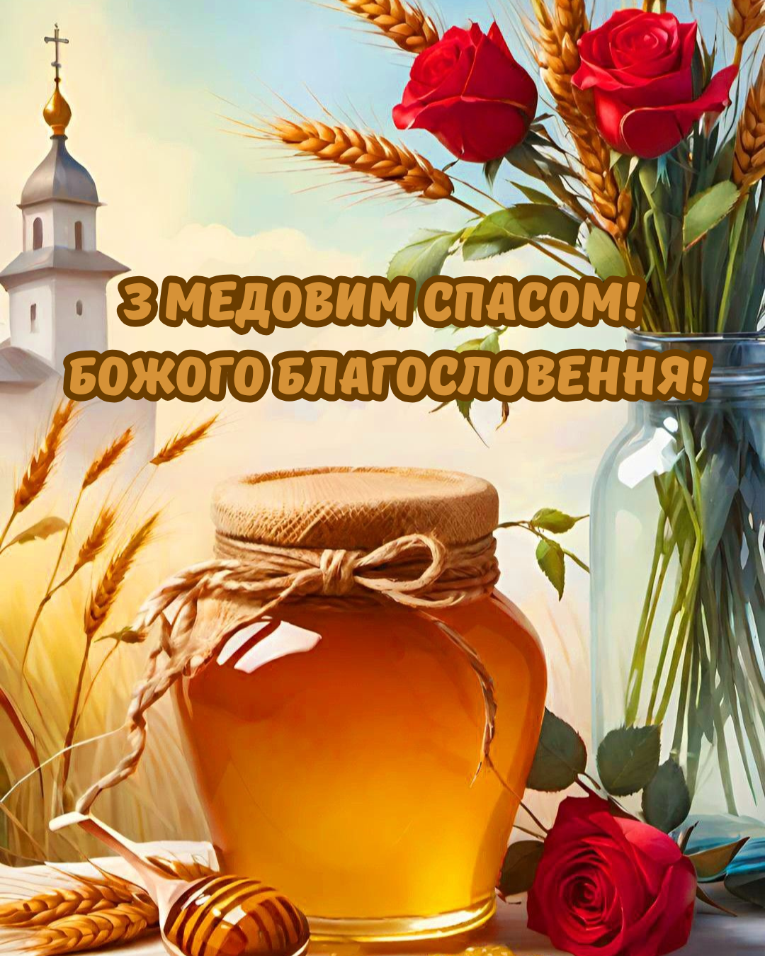 Светлые церковные поздравления с Медовым Спасом и душевные картинки - 892505 Светлые церковные поздравления с Медовым Спасом и душевные картинки - фото 892505