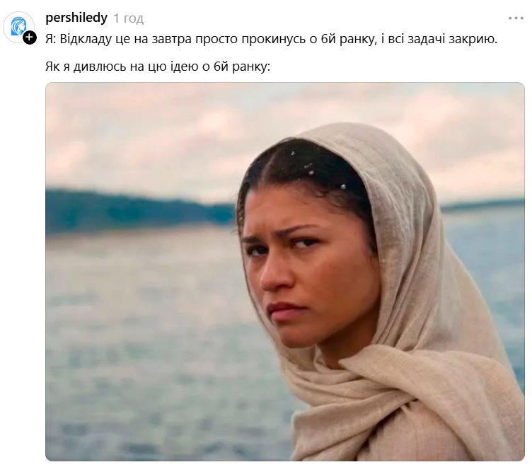 Зендея з покерфейсом в смішних мемах з 'Одіссеї' реагує на наші тупі рішення - фото 893505