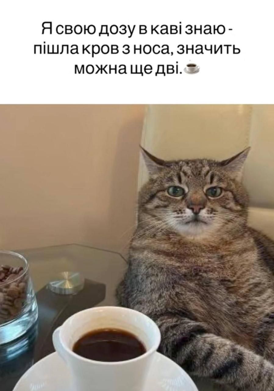 Мемы о кофе, без которого в понедельник никак не обойтись - фото 894389