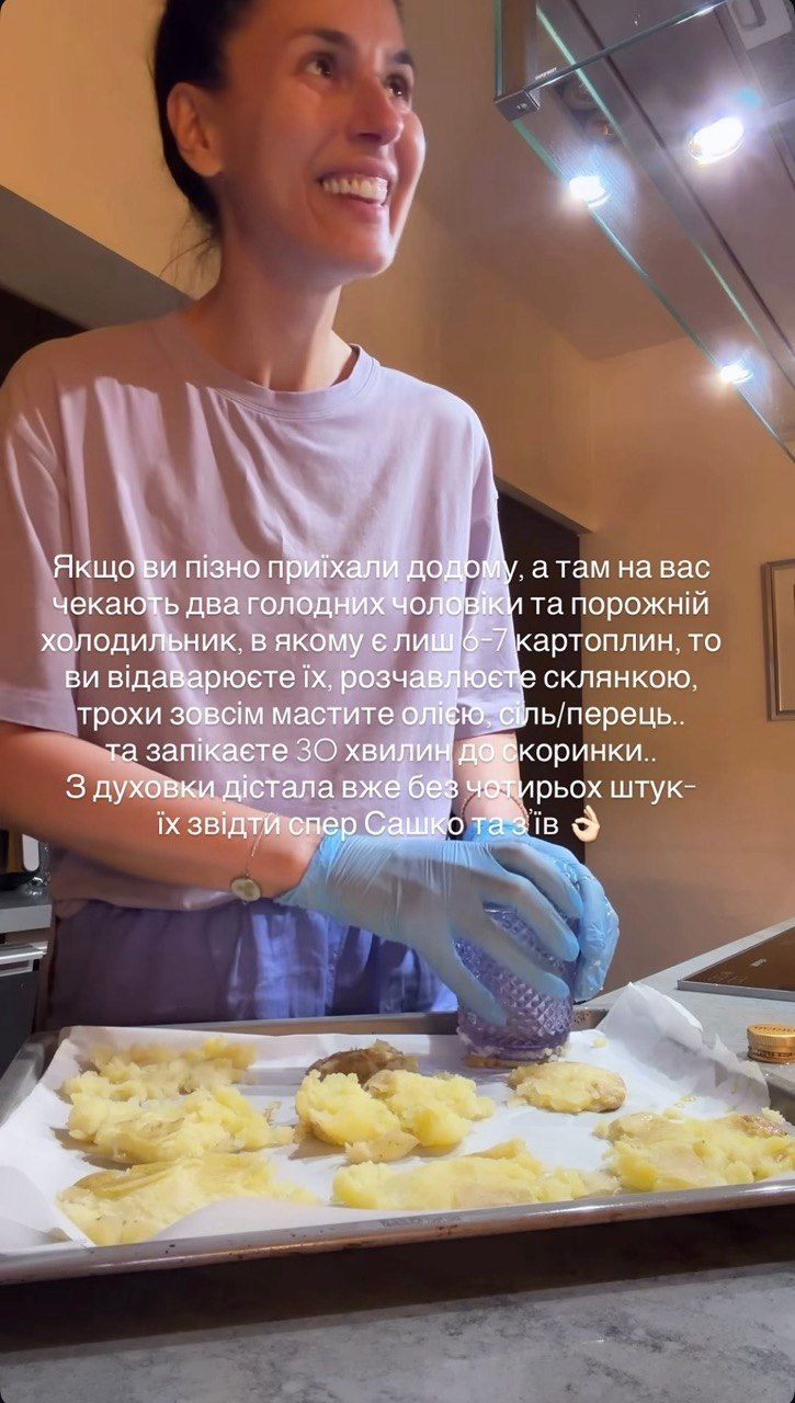 Маша Ефросинина показала, каким простым блюдом она может сытно накормить мужа и сына - фото 895341