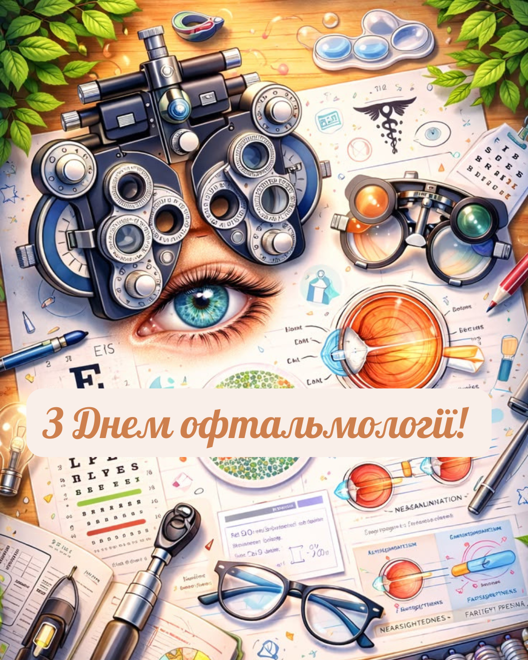 Самые теплые поздравления с Днем офтальмолога и праздничные открытки для врачей, коллег и близких - 895391 Самые теплые поздравления с Днем офтальмолога и праздничные открытки для врачей, коллег и близких - фото 895391