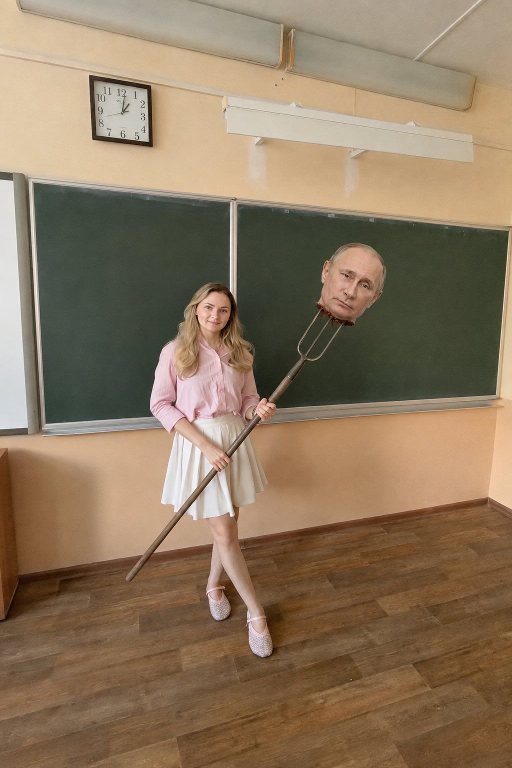 Російська вчителька попросила відредагувати фото з класу - і тут несподівано підключилися українці - фото 899284