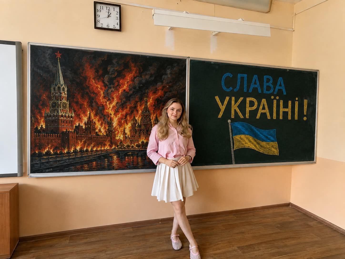 Російська вчителька попросила відредагувати фото з класу - і тут несподівано підключилися українці - фото 899285