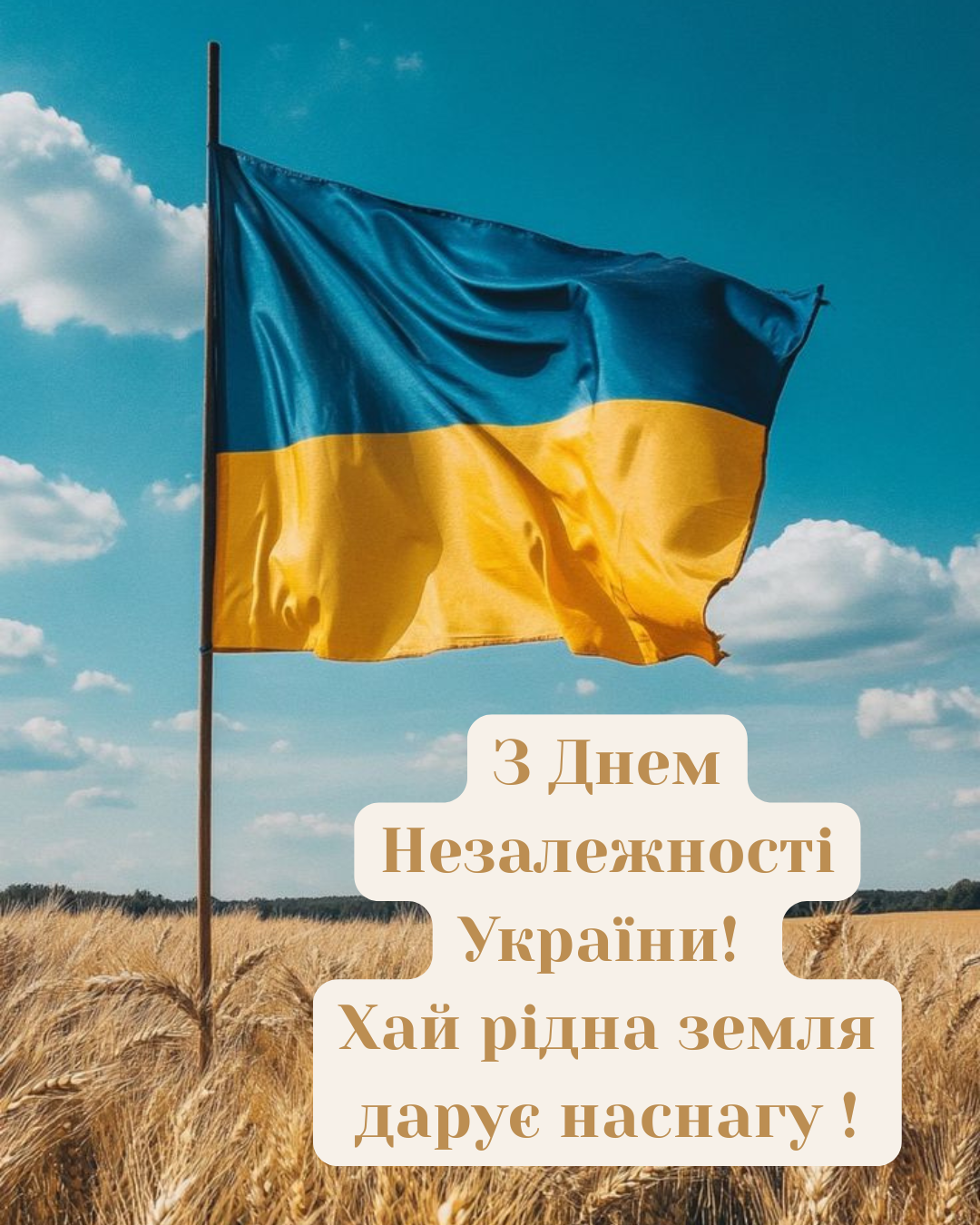 Изысканные поздравления с Днем Независимости и красивые открытки - фото 902476