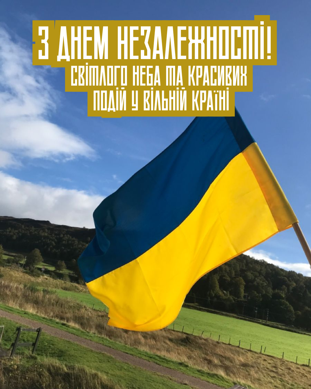 Изысканные поздравления с Днем Независимости и красивые открытки - фото 902477