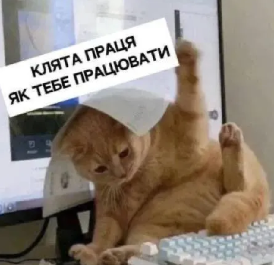 'Клята праця, як тебе працювати': українці зібрали найкращі меми для робочих чатів - 906748 'Клята праця, як тебе працювати': українці зібрали найкращі меми для робочих чатів - фото 906748