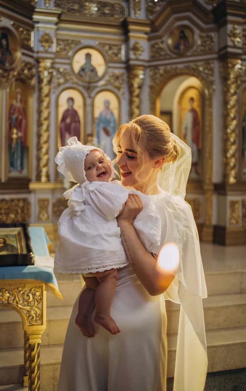 Инна Белень показала крещение своей 4-месячной дочери - 907109 Инна Белень показала крещение своей 4-месячной дочери - фото 907109