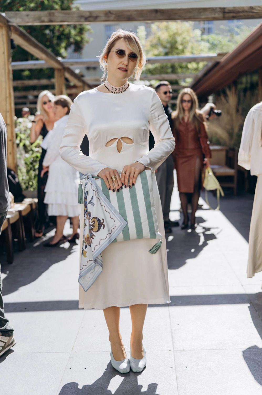 Найгарячіші street style-образи з третього та четвертого днів Ukrainian Fashion Week - фото 908423