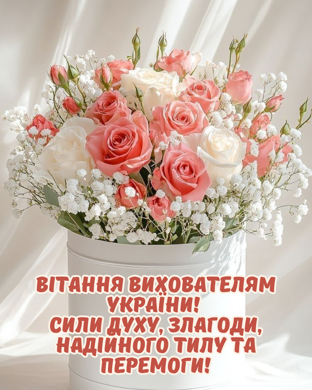 Тем, кто дарит малышам сказку: лучшие поздравления с Днем воспитателя и открытки - фото 911280