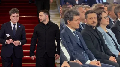 "Президенти - теж люди": Володимир Зеленський не зміг стримати подиву від поведінки президента Румунії