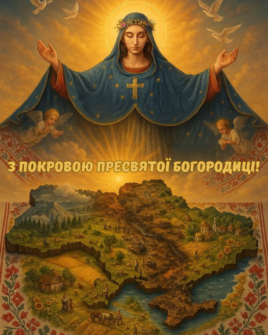патріотичні привітання з Покровою - фото 912915