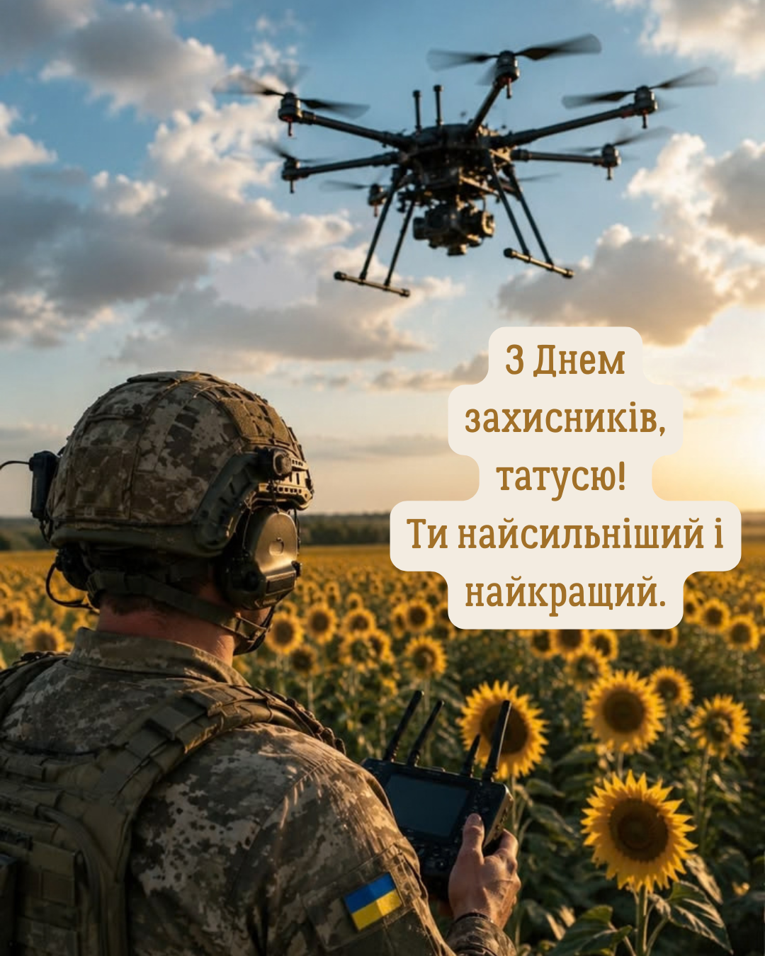 з Днем захисника для тата - фото 913284
