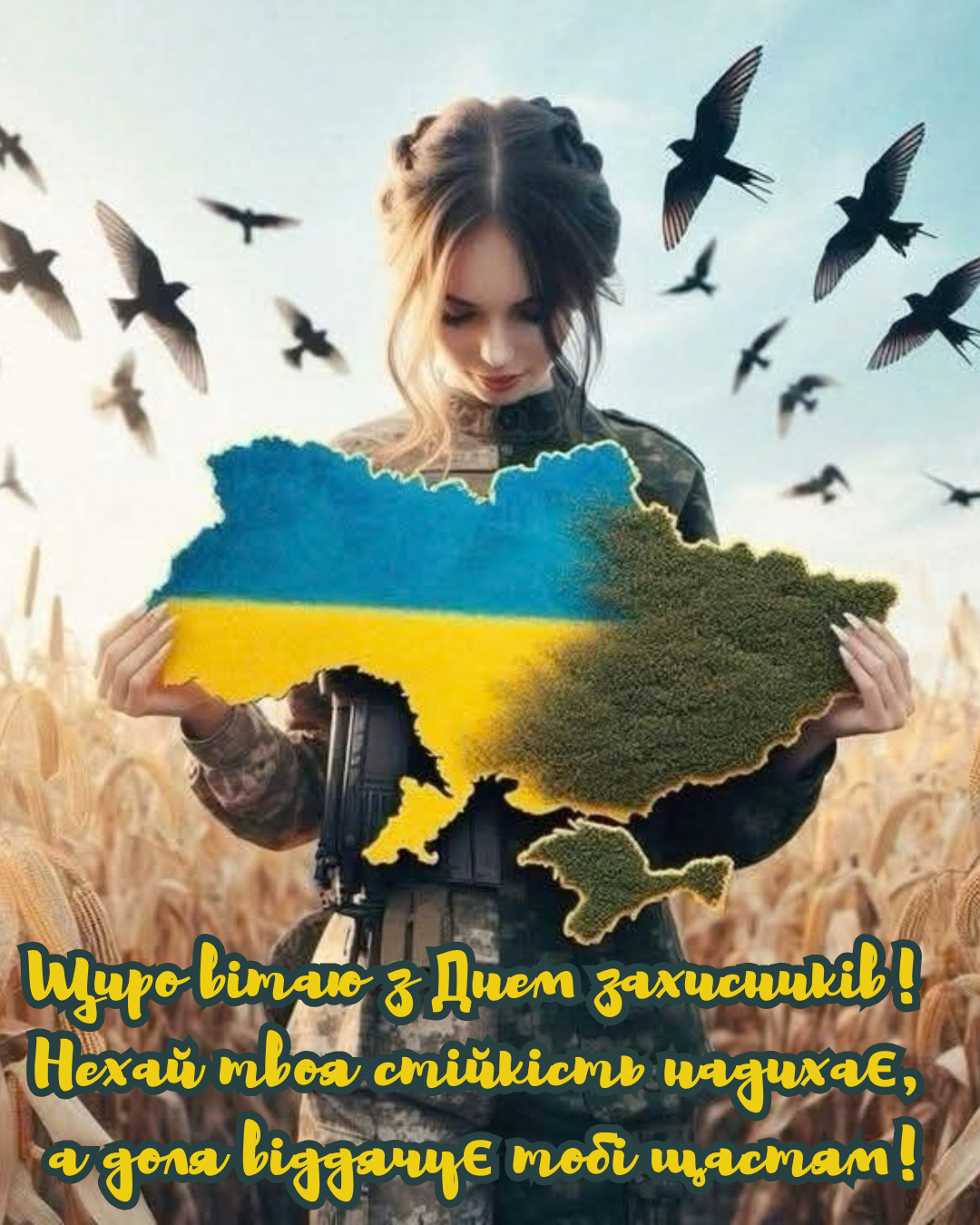 картинки для Facebook з Днем захисників - фото 913961