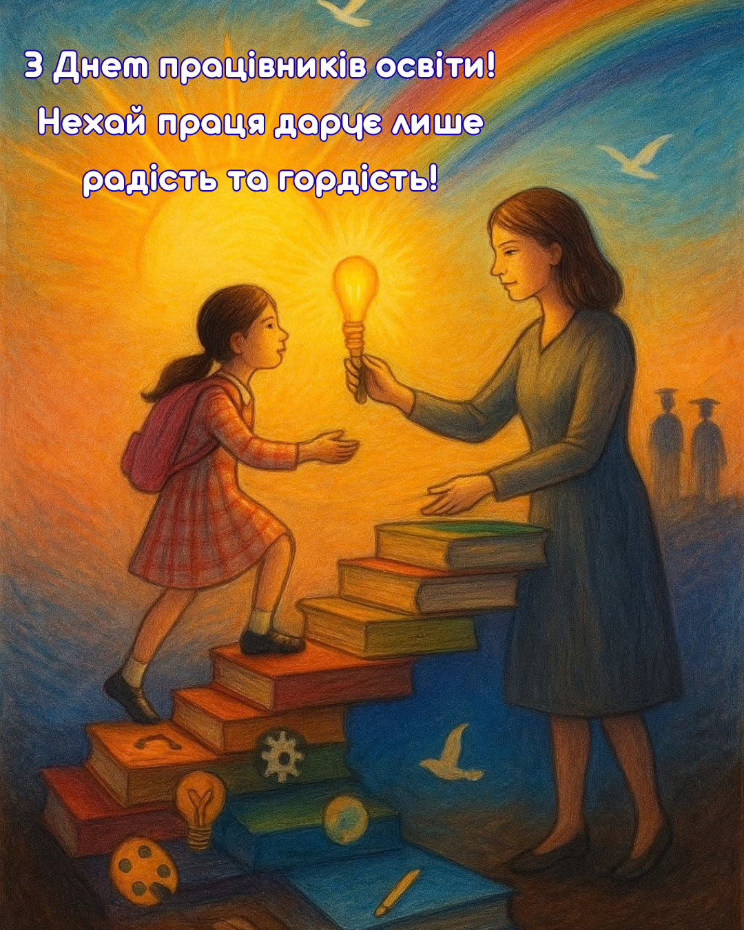 Искренние, патриотичные и забавные: обширная подборка поздравлений и картинок ко Дню учителя - фото 914843