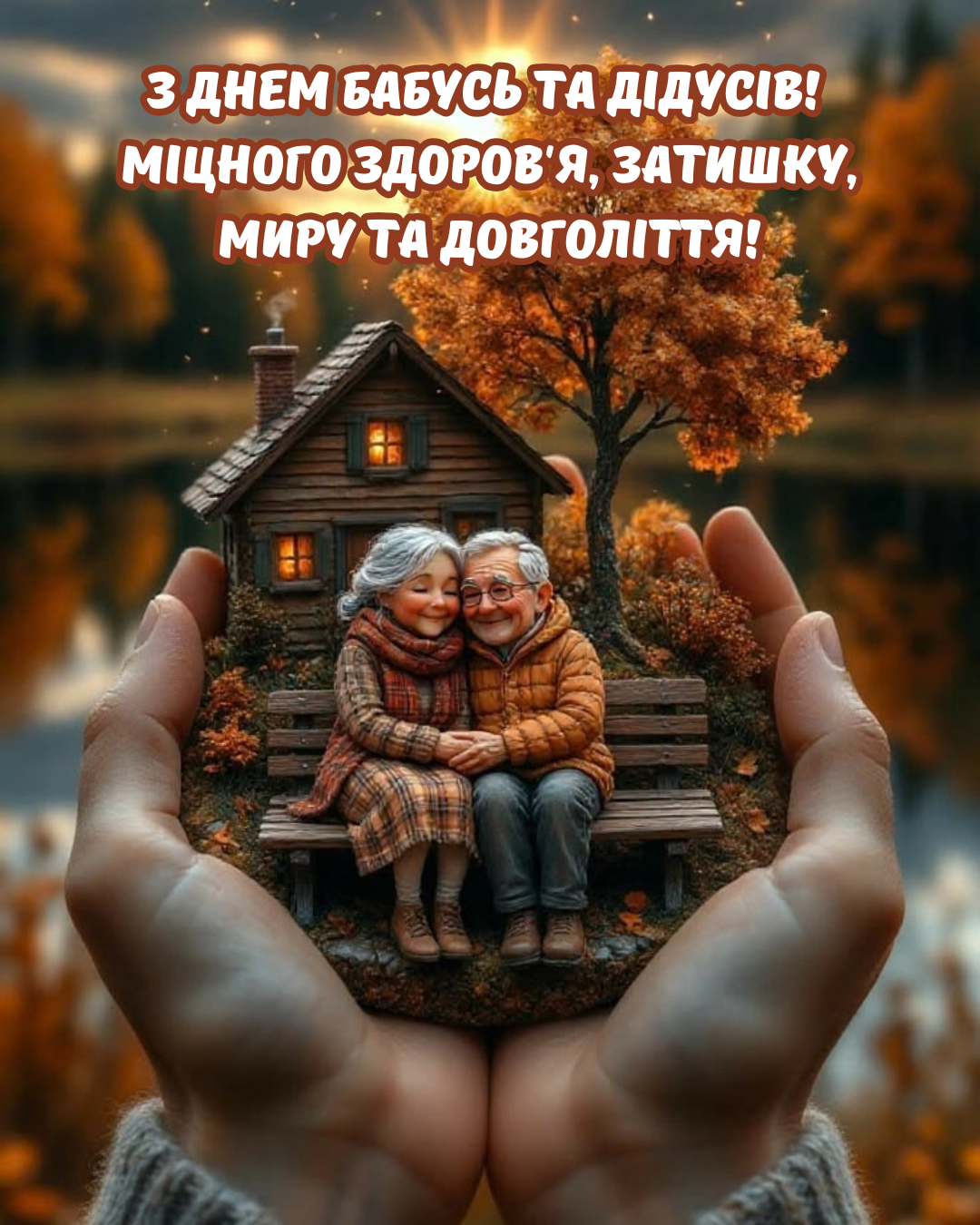 привітання з Днем бабусі та дідуся українською - фото 920116