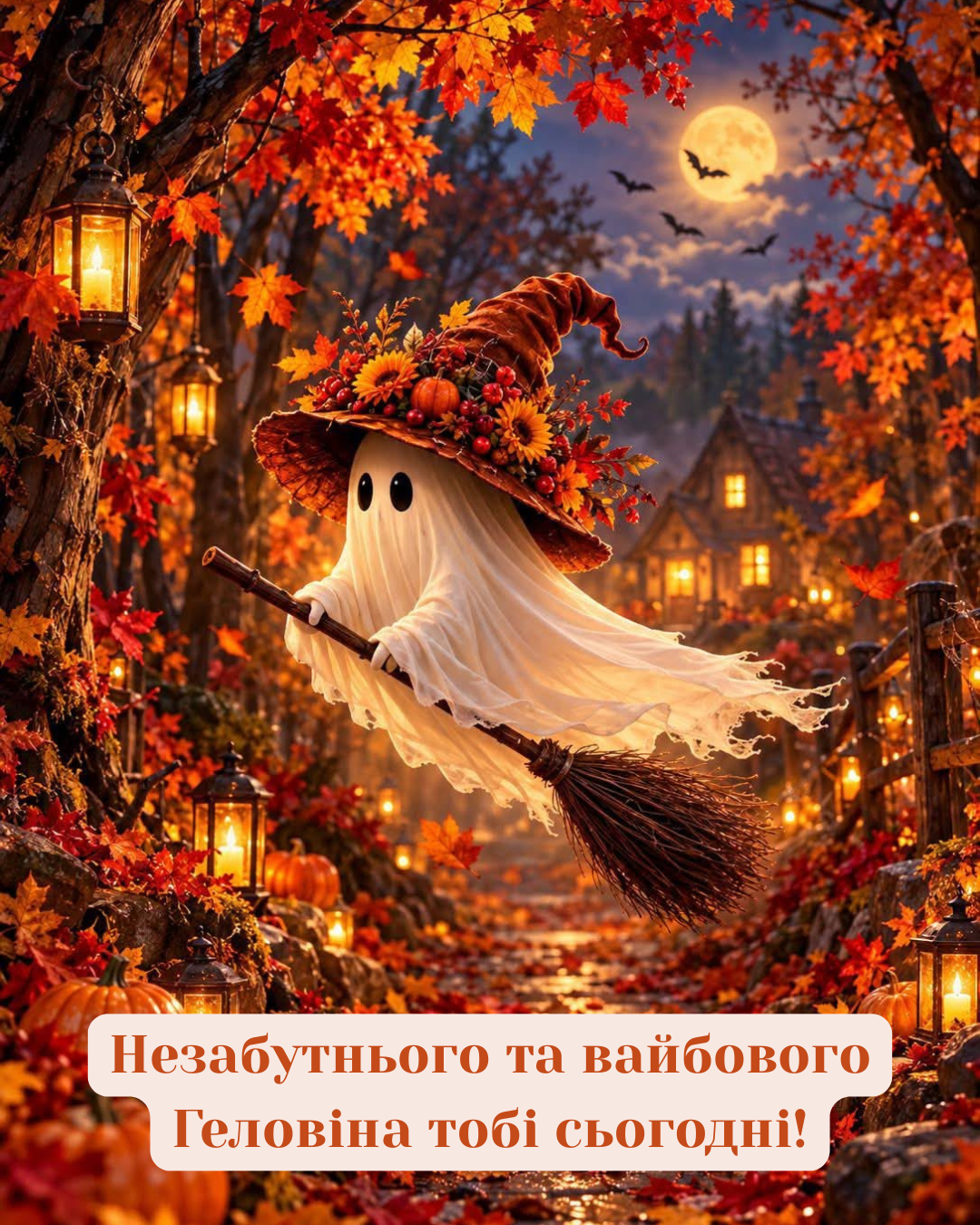 привітання з Геловіном для соцмереж - 921016 привітання з Геловіном для соцмереж - фото 921016
