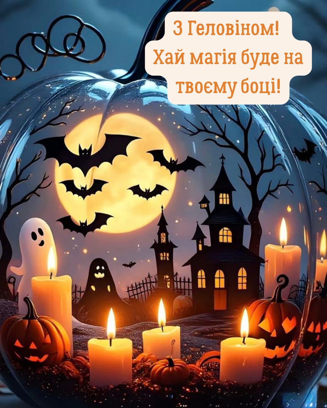 святкові листівки на Геловін 2026 - 921034 святкові листівки на Геловін 2026 - фото 921034