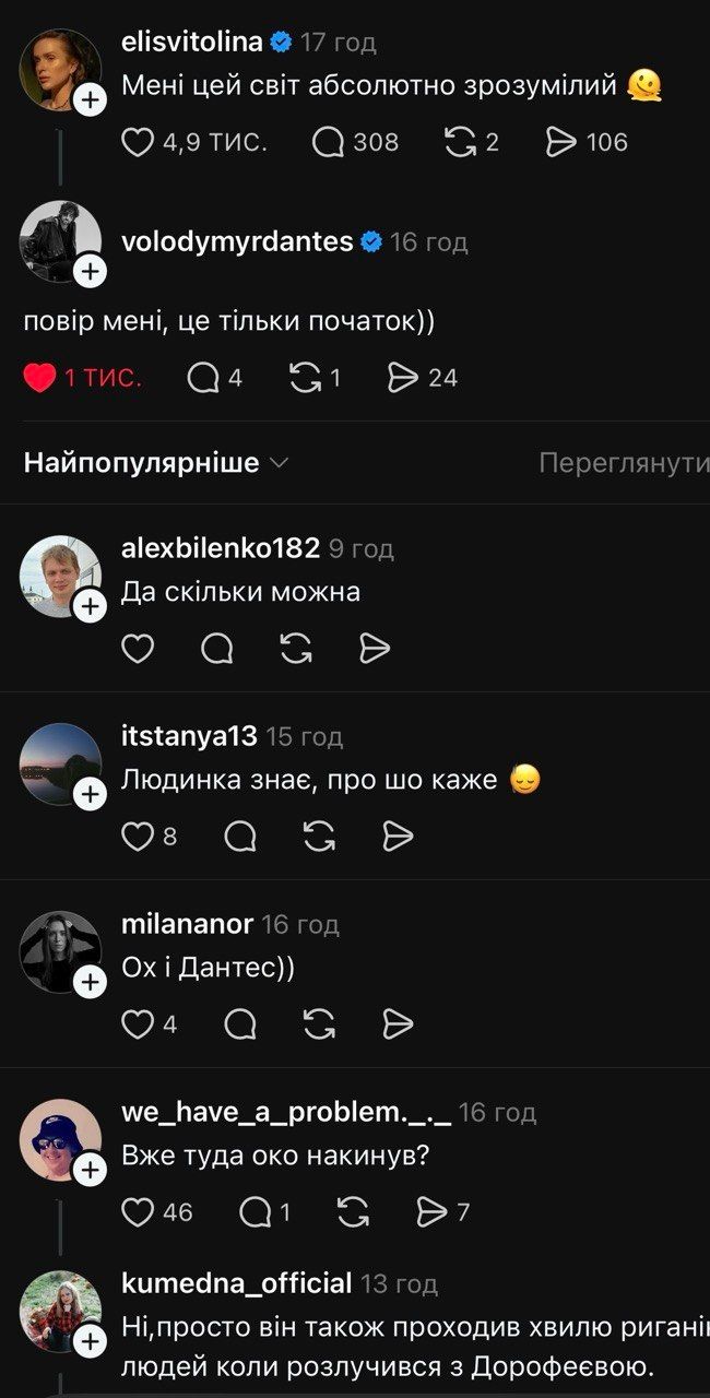 Еліна Світліна та її розлучення - Володимир Дантес відреагував - фото 924556