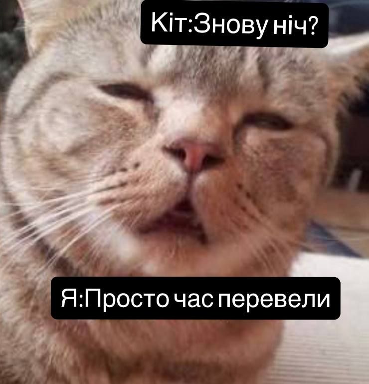 Коли перевели стрілки годинника - меми - фото 926021
